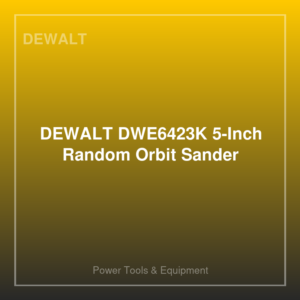 DEWALT DWE6423K 5-Inch Random Orbit Sander