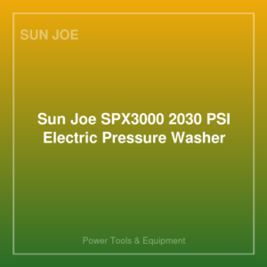 Sun Joe SPX3000 2030 PSI Electric Pressure Washer